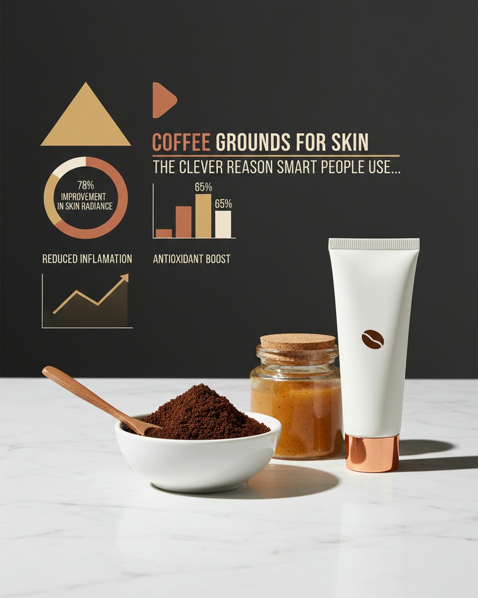 The Hidden Potential of Coffee Grounds for Enhanced Skin Radiance