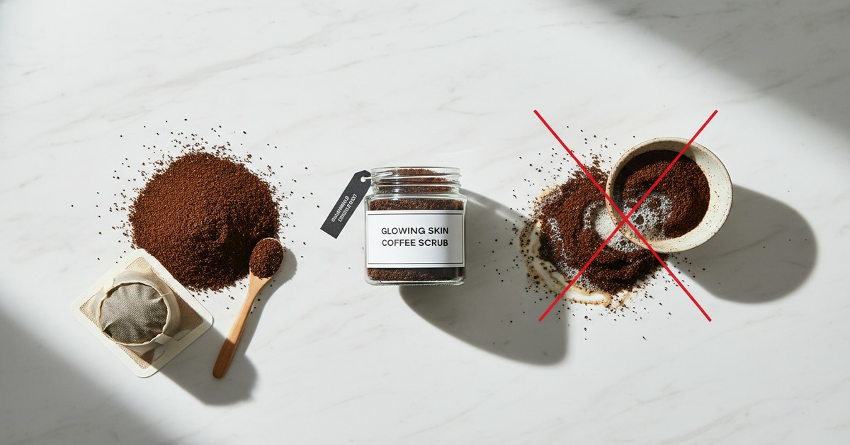 The Ingenious Way Coffee Grounds Promote Skin Radiance